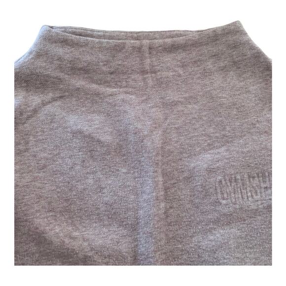 Gymshark womens small pink mauve tunic sweatshirt mock neck pullover yoga - Picture 4 of 10